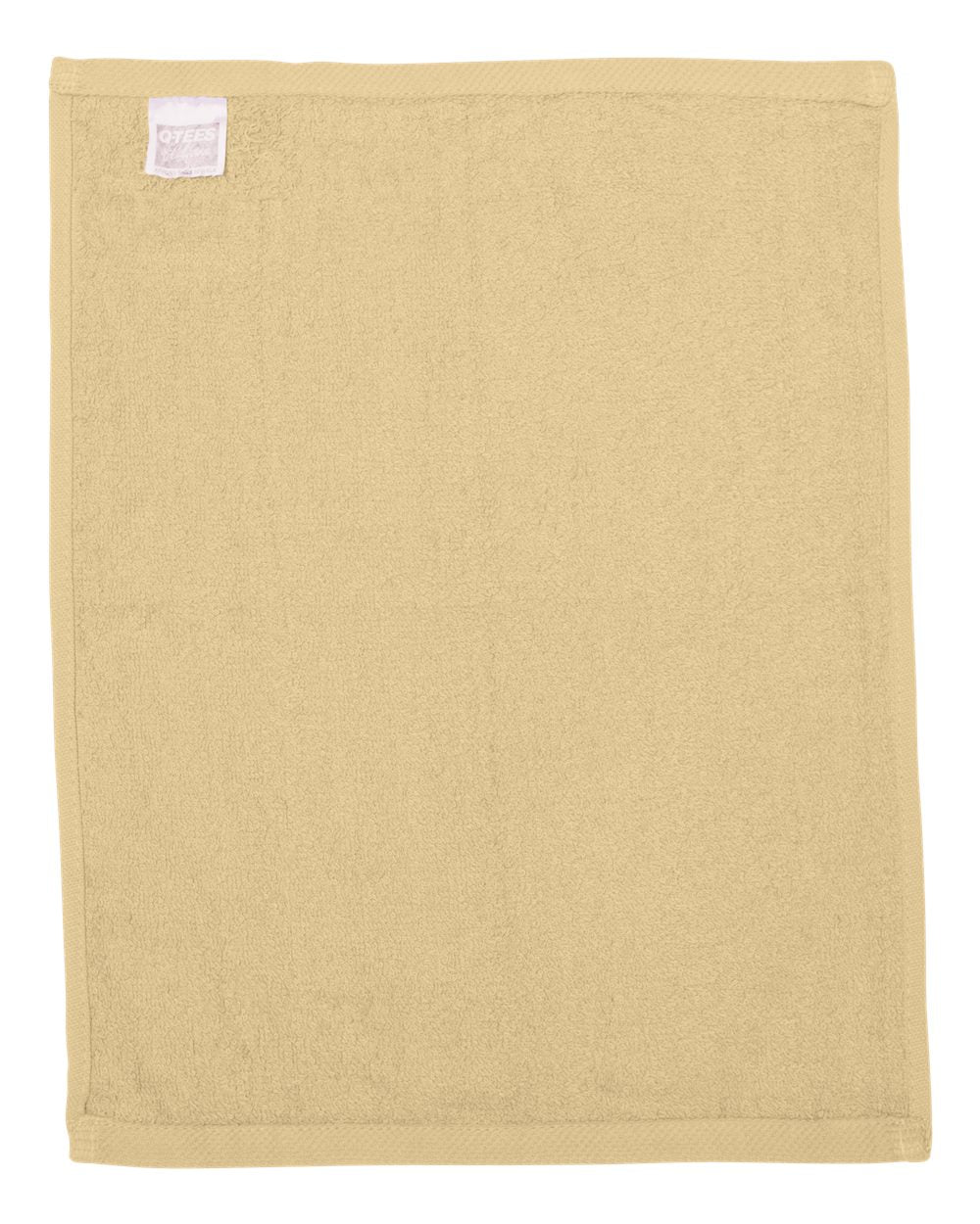 Q-Tees Hemmed Fingertip Towel T600 #color_Natural