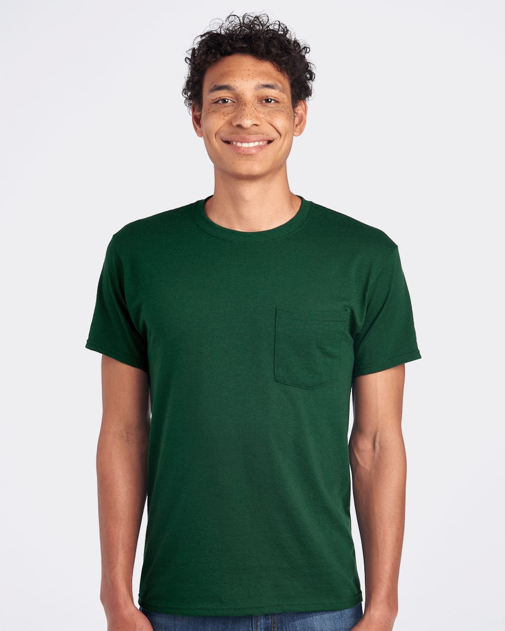 JERZEES Dri-Power® 50/50 T-Shirt with a Pocket 29MPR