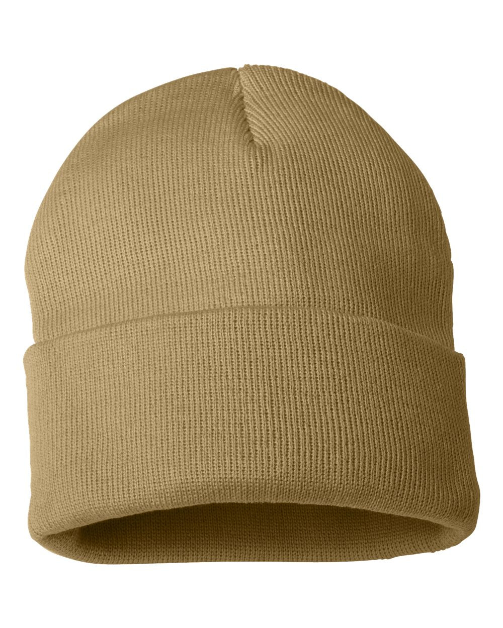 Camel Color Sportsman Solid 12" Cuffed Beanie