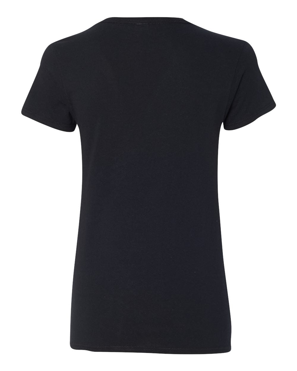 Gildan Heavy Cotton™ Women’s V-Neck T-Shirt 5V00L #color_Black
