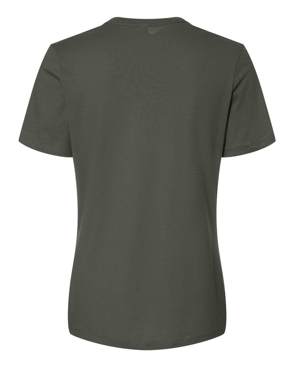 Military Green Color Women’s Relaxed Jersey Tee
