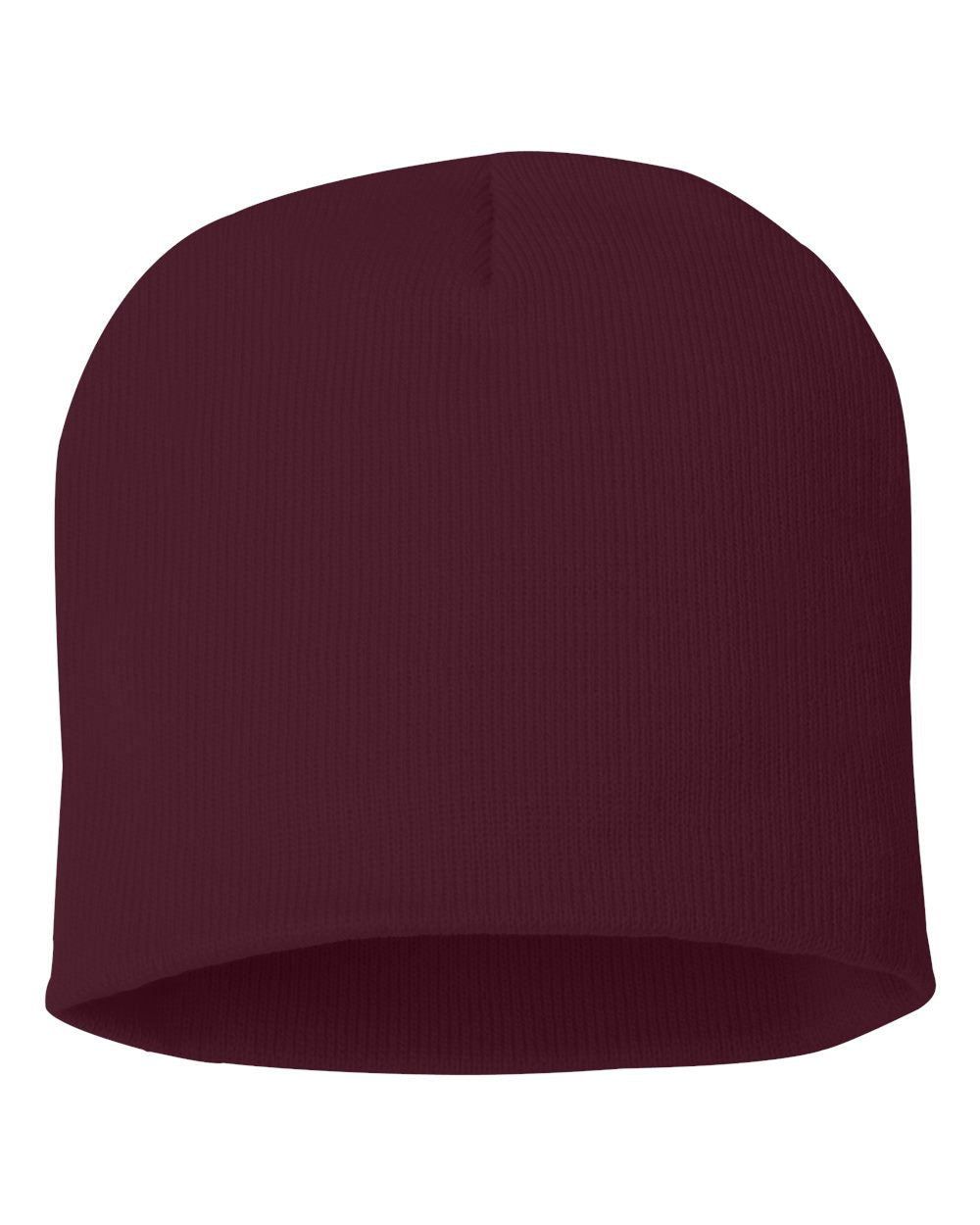 Maroon Color Sportsman 8" Knit Beanie
