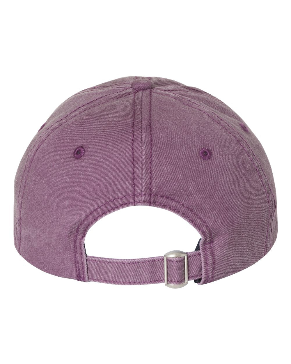 Wine Color Sportsman Pigment-Dyed Cap Back View