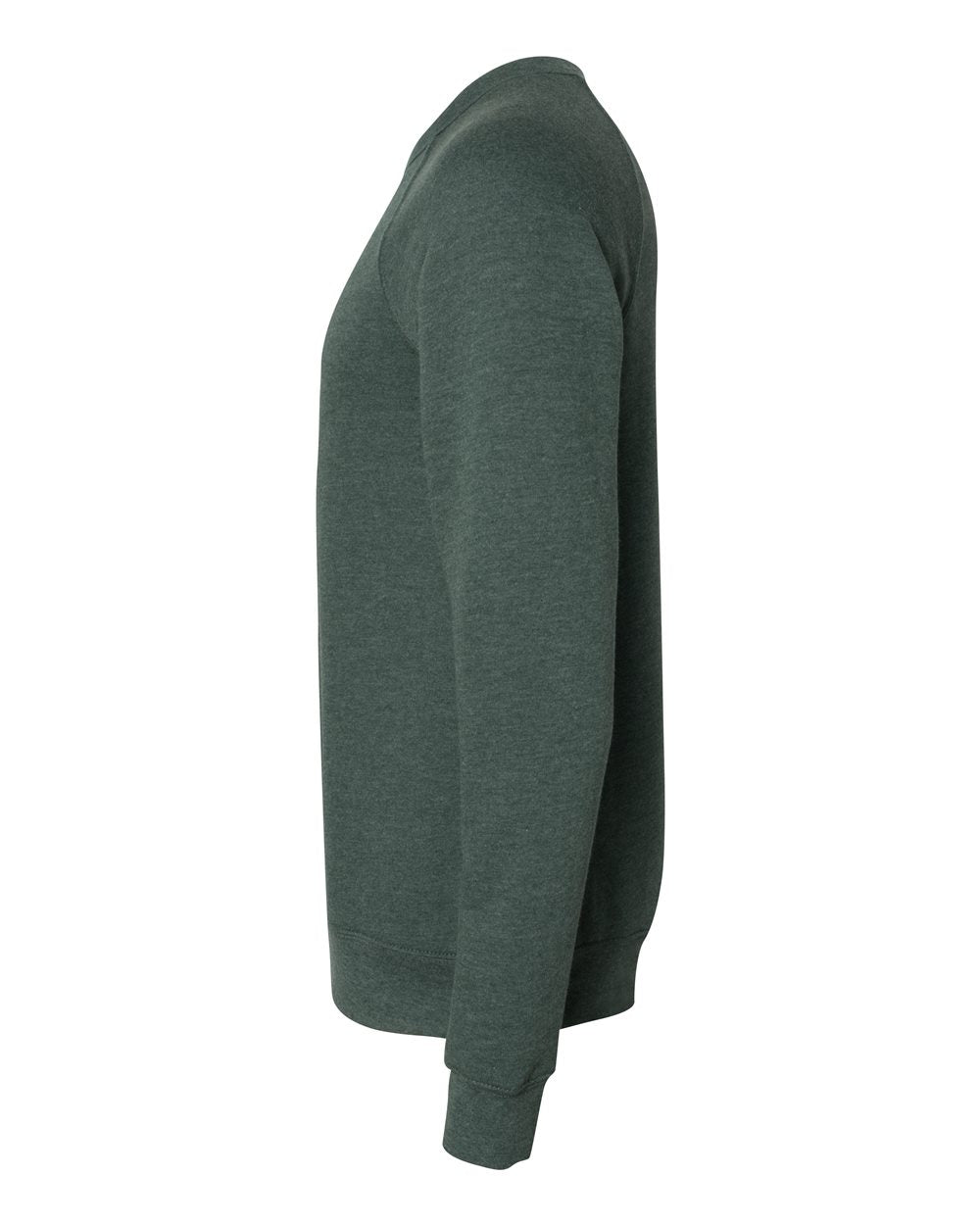 Heather Forest Color Unisex Sponge Fleece Raglan Crewneck Sweatshirt