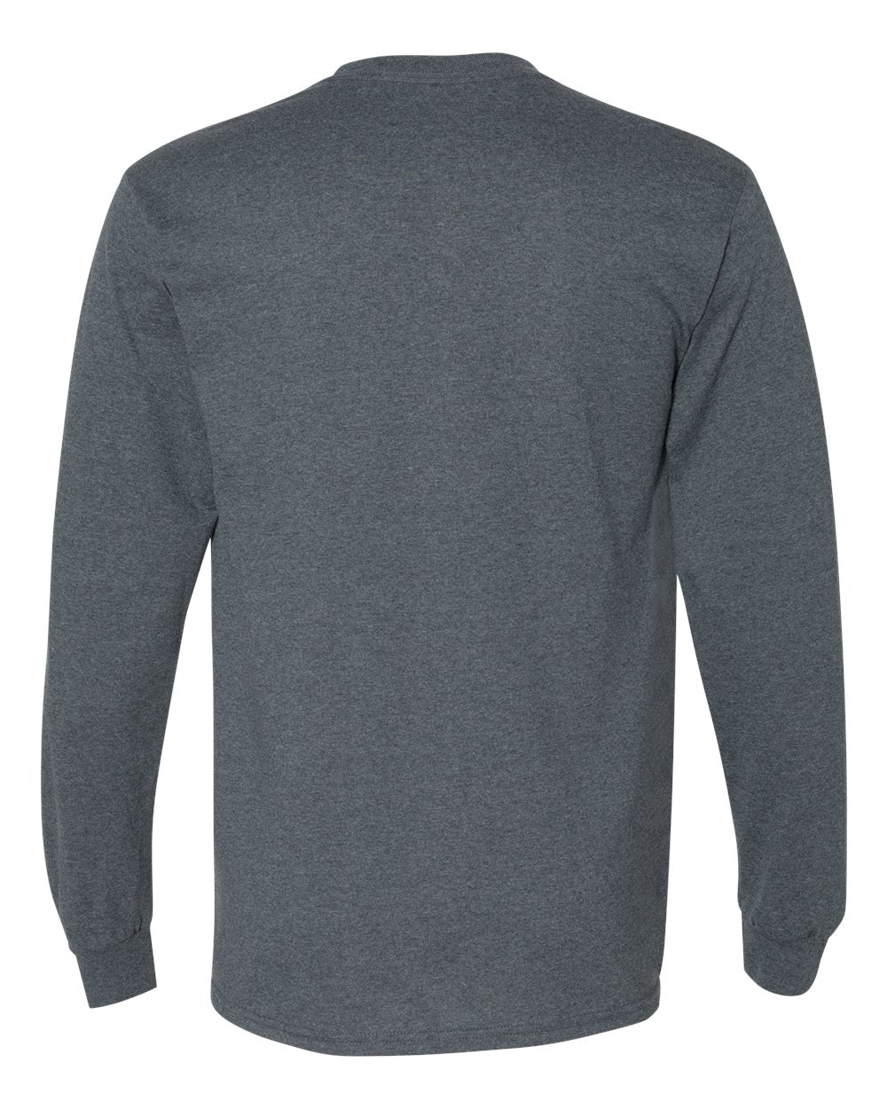 Gildan DryBlend® 50/50 Long Sleeve T-Shirt 8400 #color_Dark Heather