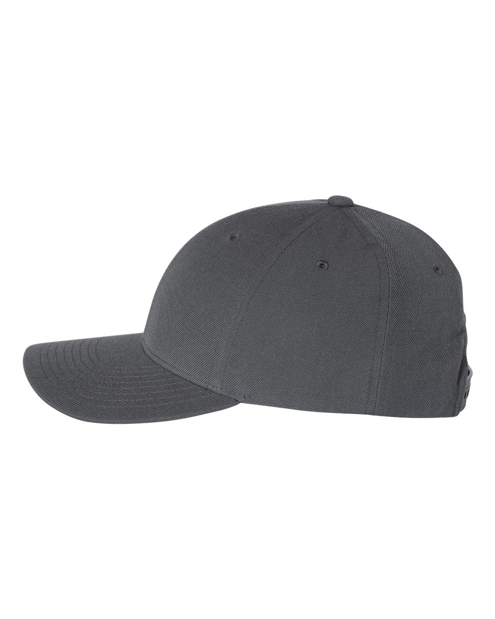 YP Classics Premium Curved Visor Snapback Cap 6789M Dark Grey Color Premium Curved Visor Snapback Cap Side View