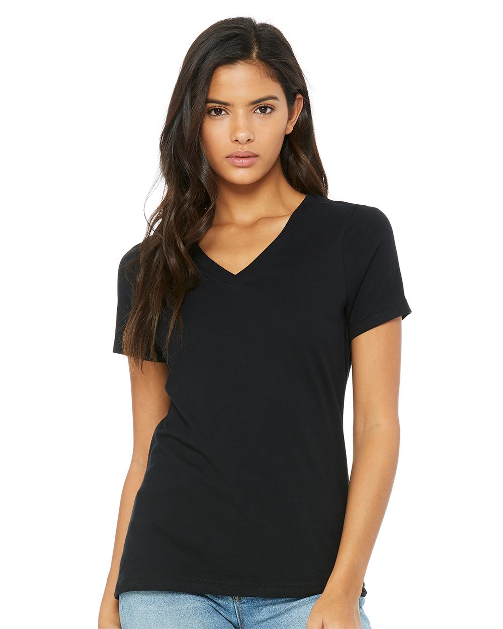 BELLA + CANVAS Women’s Relaxed Jersey V-Neck Tee 6405 Women’s Relaxed Jersey V-Neck Tee
