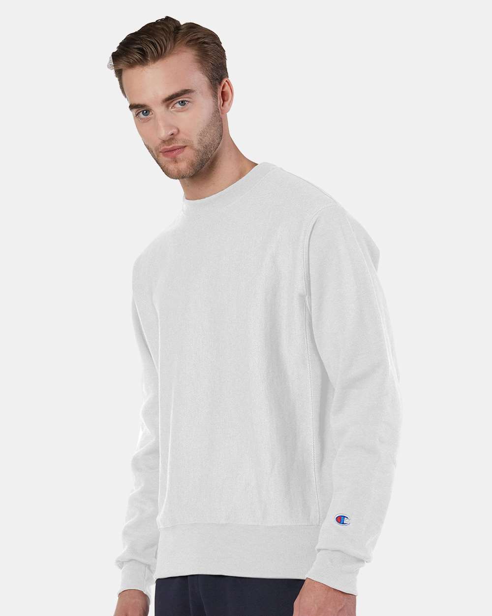 Champion Reverse Weave® Crewneck Sweatshirt S149 #colormdl_Silver Grey