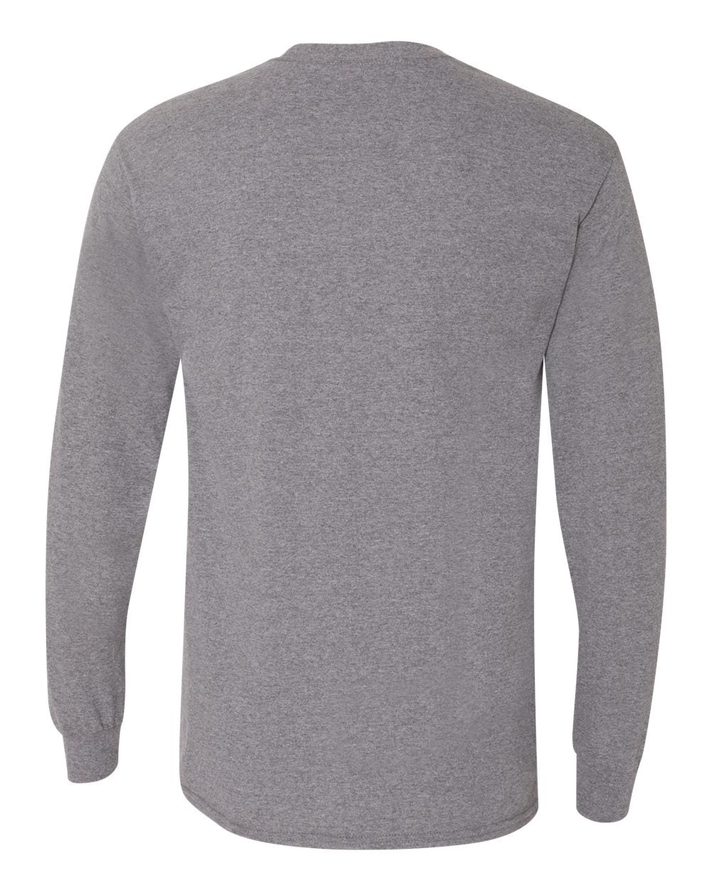 Gildan DryBlend® 50/50 Long Sleeve T-Shirt 8400 #color_Graphite Heather