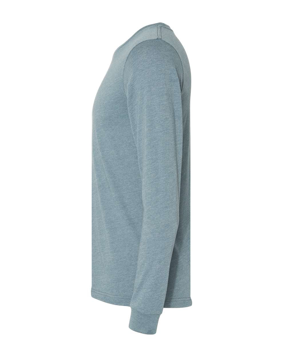 BELLA + CANVAS Unisex Heather CVC Long Sleeve Tee 3501CVC #color_Heather Slate