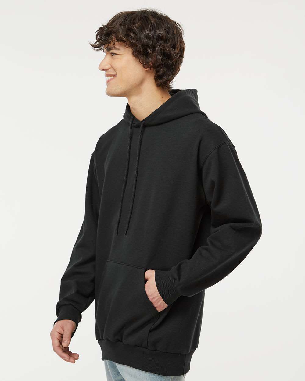 King Fashion Hooded Sweatshirt KF9011 #colormdl_Black