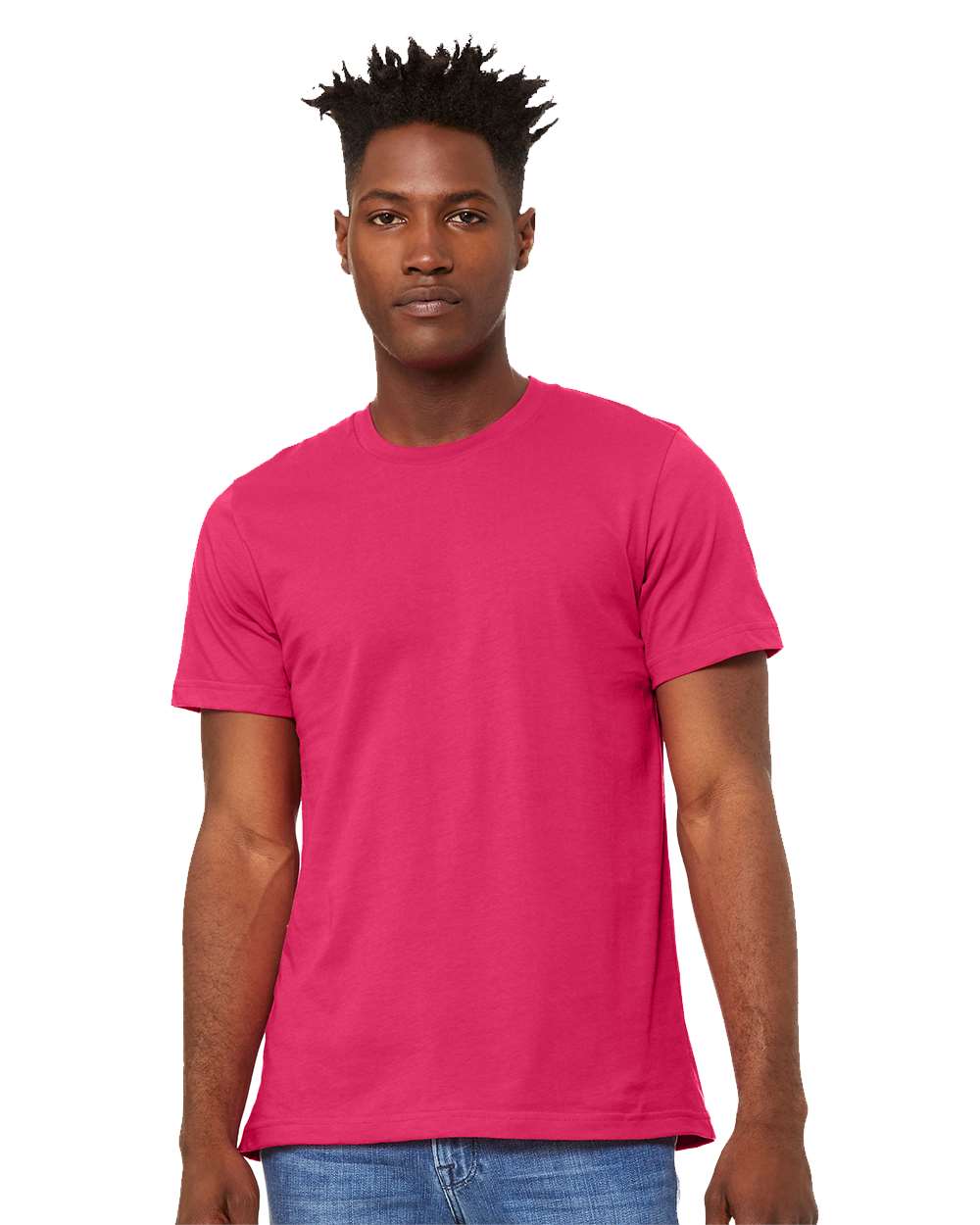 BELLA + CANVAS Unisex Jersey Tee 3001 #colormdl_Fuchsia