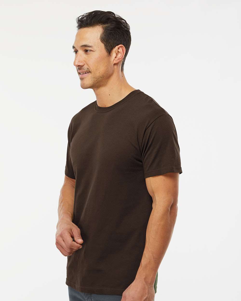 M&O Gold Soft Touch T-Shirt 4800 #colormdl_Chocolate