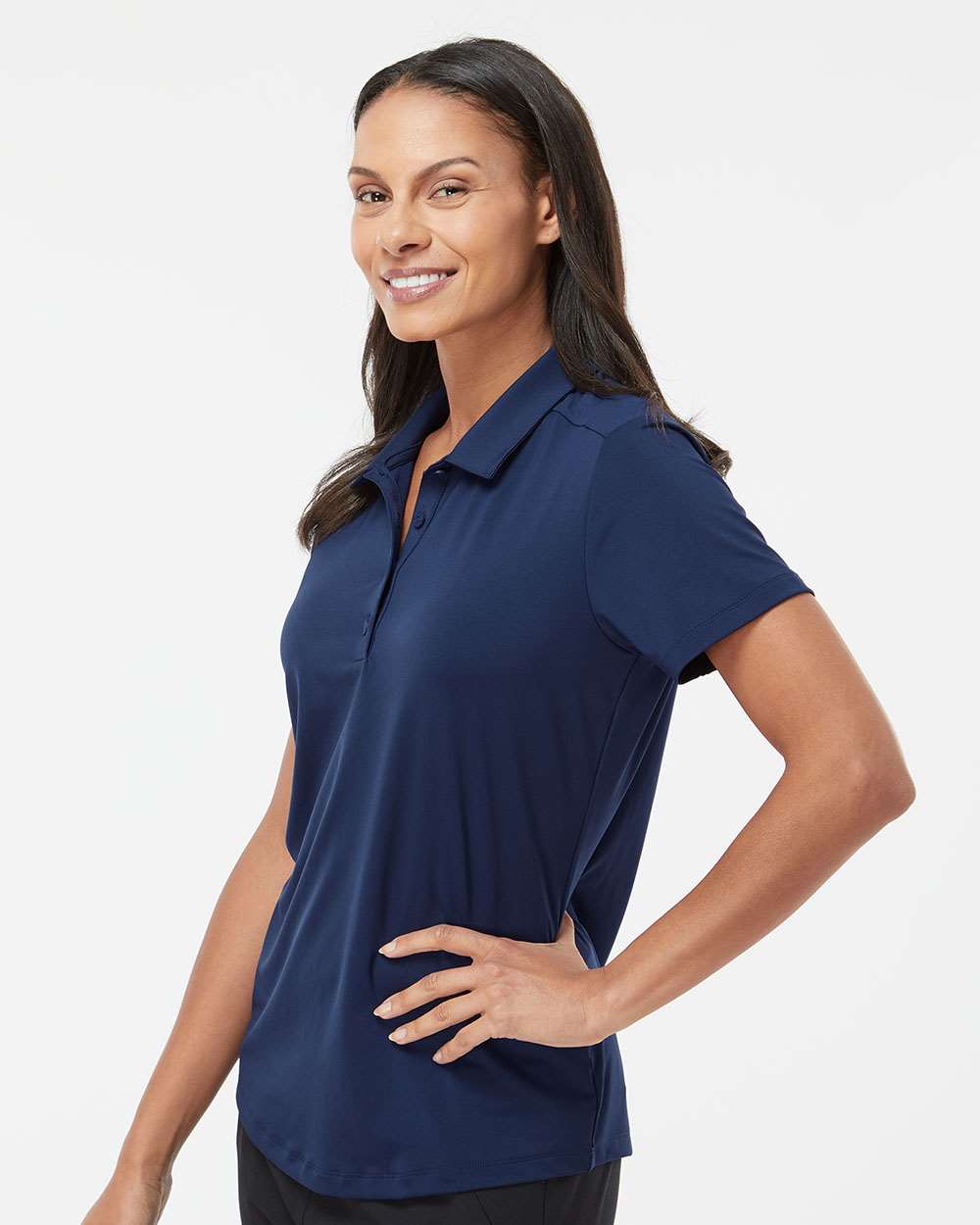 Adidas A515 Women's Ultimate Solid Polo #colormdl_Team Navy Blue