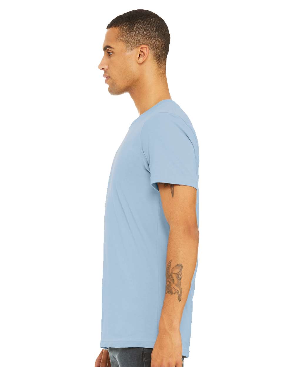 mdl Baby Blue Color BELLA + CANVAS Unisex Jersey Tee