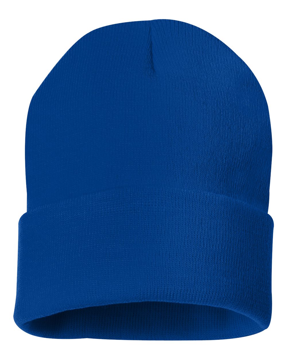 Royal Blue Color Sportsman Solid 12" Cuffed Beanie