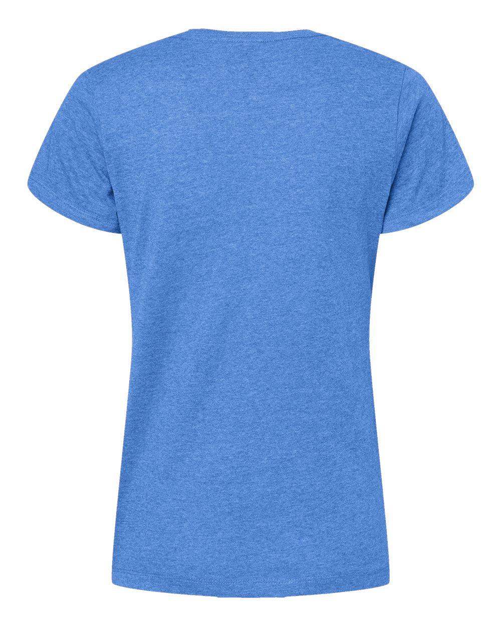 M&O Women's Gold Soft Touch T-Shirt 4810 #color_Heather Royal