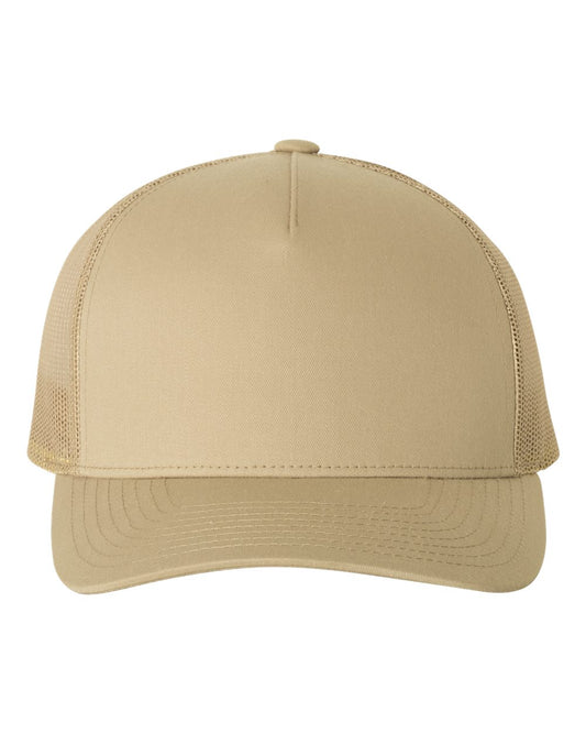 Khaki Color  Retro Trucker Cap
