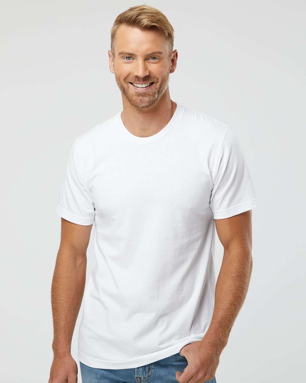 American Apparel 2001 Fine Jersey Tee #colormdl_White