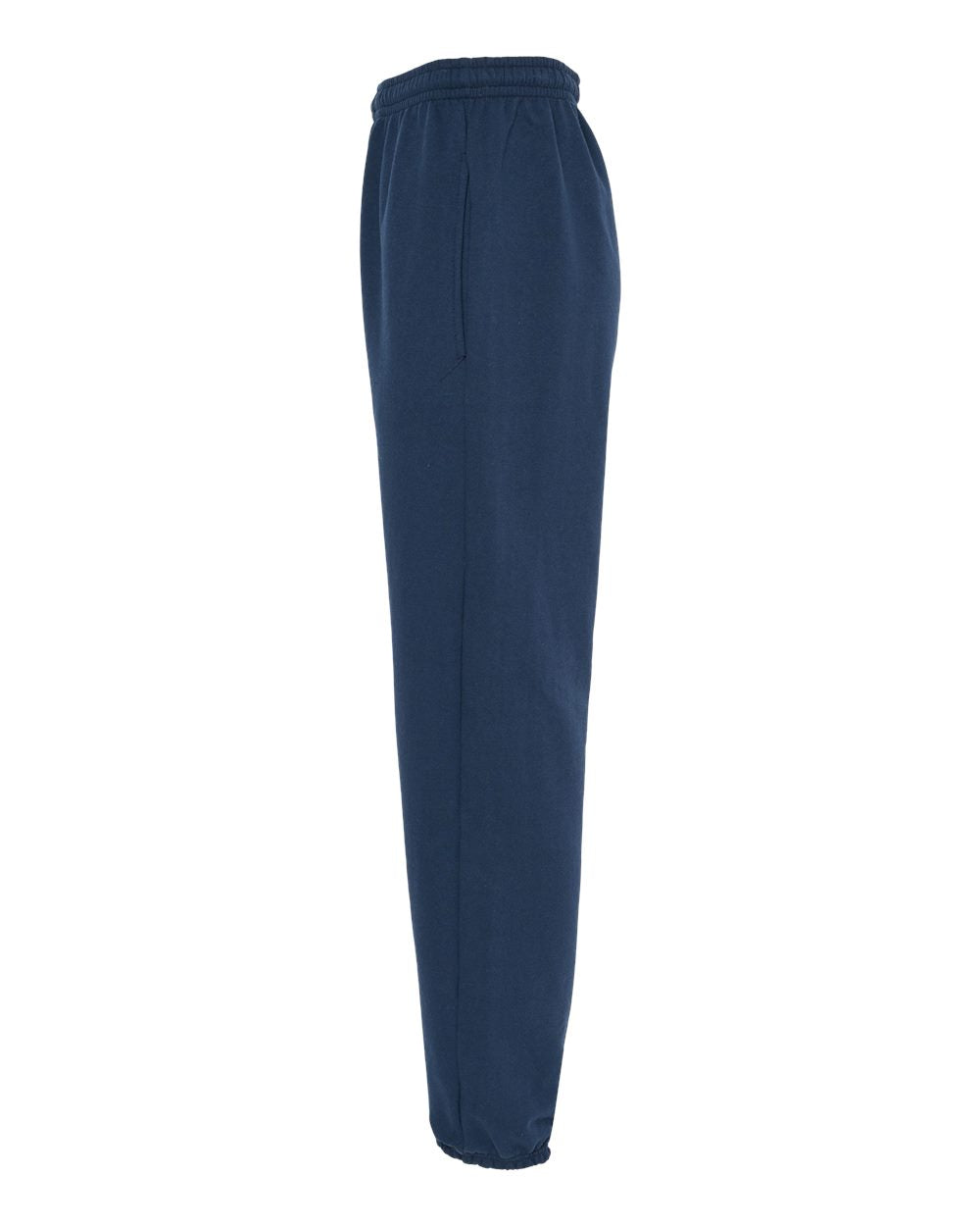 King Fashion Pocketed Sweatpants with Elastic Cuffs KF9012 #color_Navy
