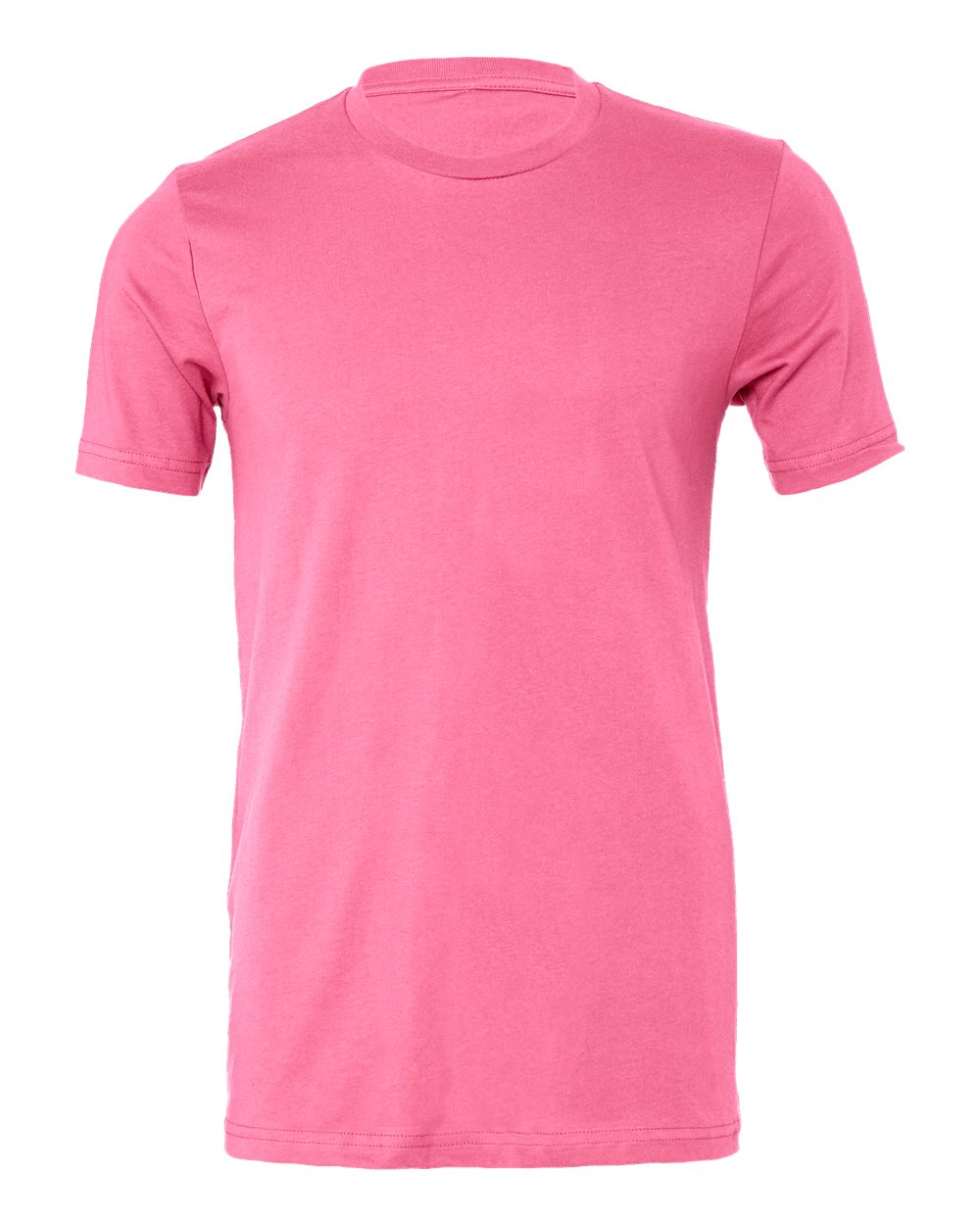 Charity Pink Color BELLA + CANVAS Unisex Jersey Tee