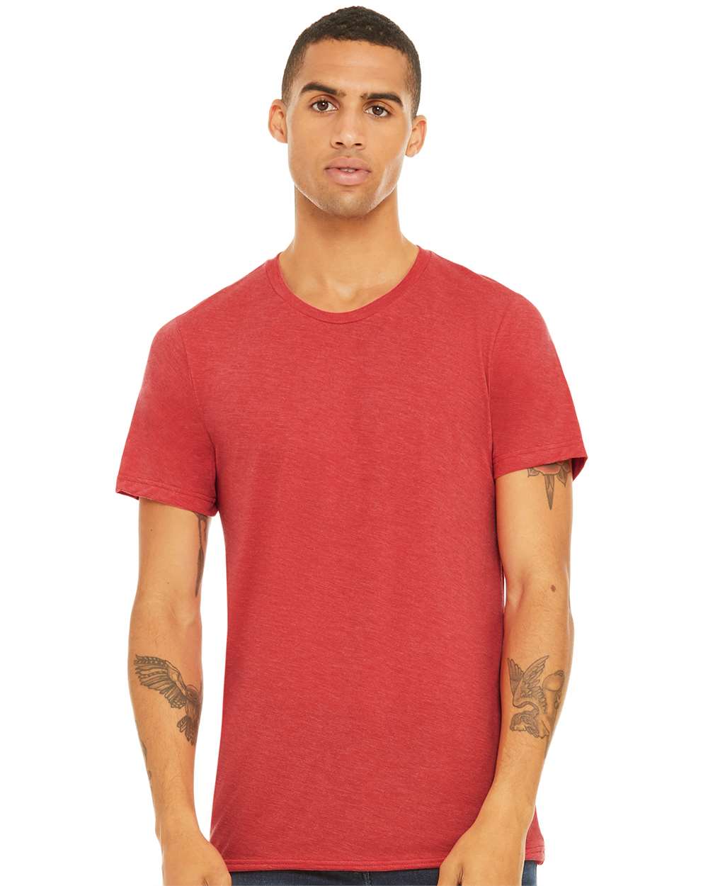 BELLA + CANVAS Unisex Triblend Tee 3413 #colormdl_Red Triblend