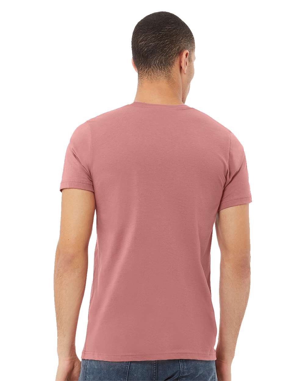 BELLA + CANVAS Unisex Jersey Tee 3001 mdl Mauve Color BELLA + CANVAS Unisex Jersey Tee
