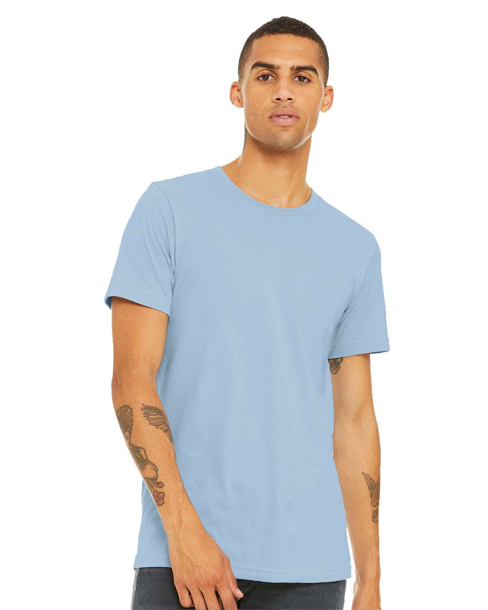 mdl Baby Blue Color BELLA + CANVAS Unisex Jersey Tee