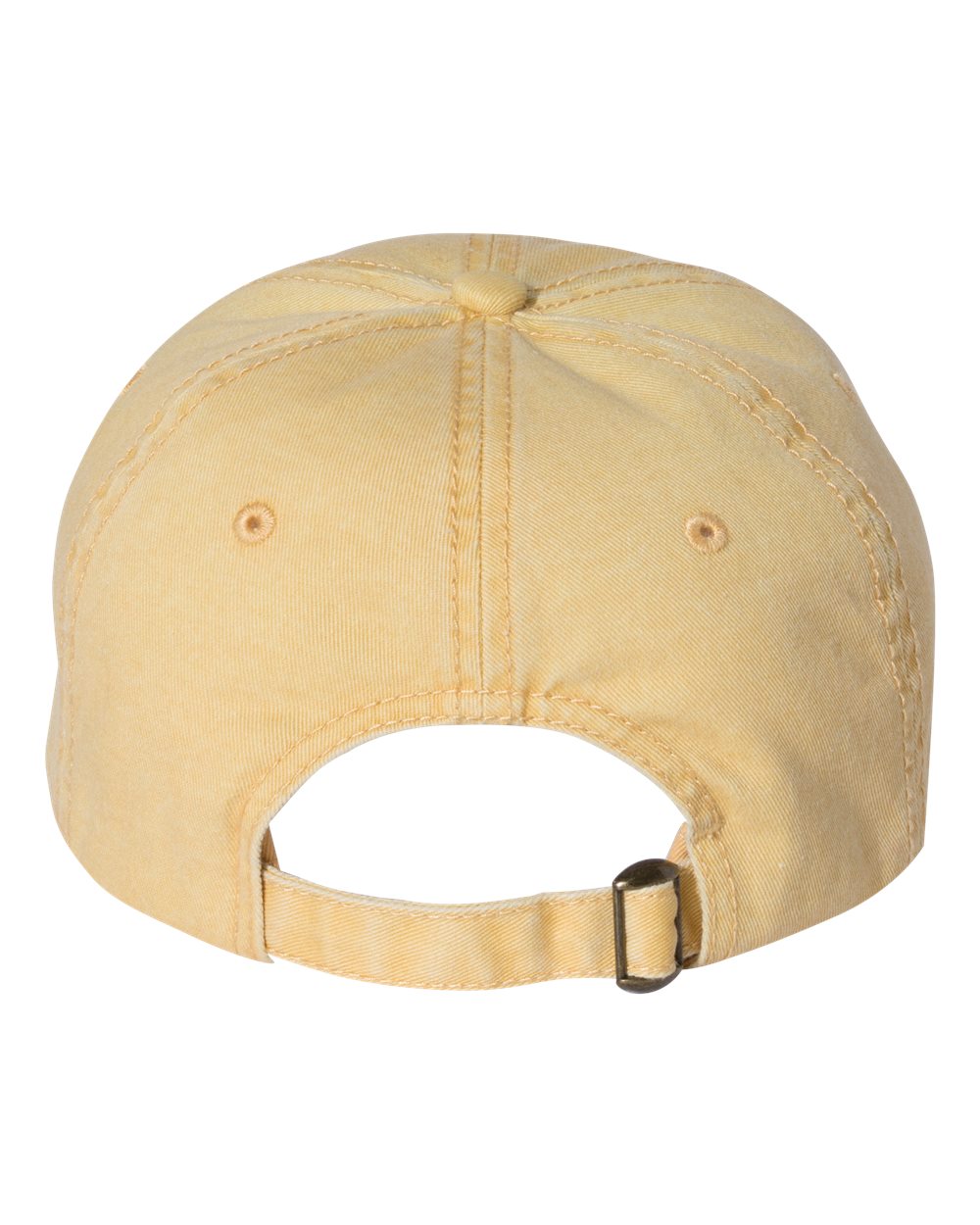 Mustard Color Sportsman Pigment-Dyed Cap Back View