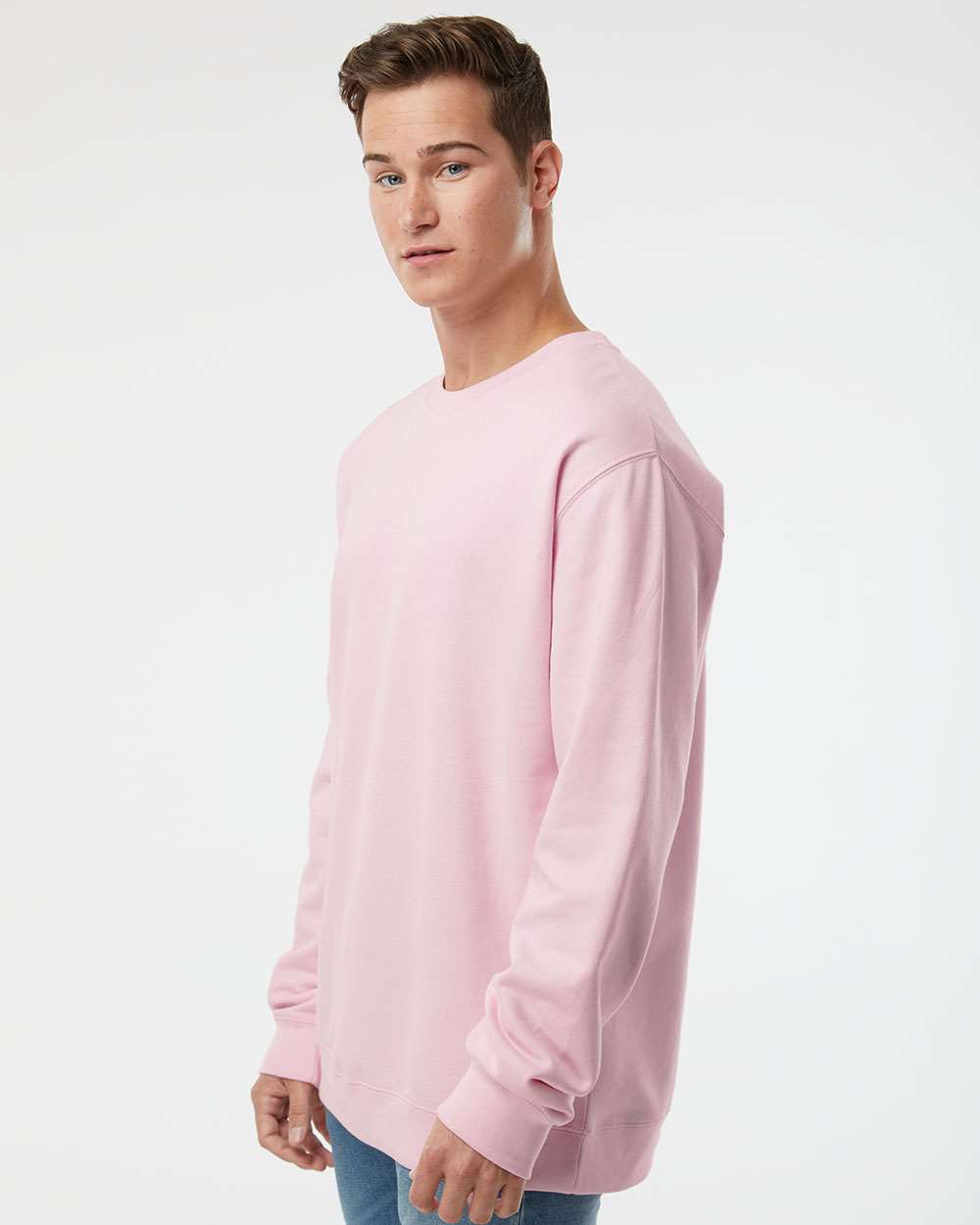 Independent Trading Co. Midweight Sweatshirt SS3000 #colormdl_Light Pink
