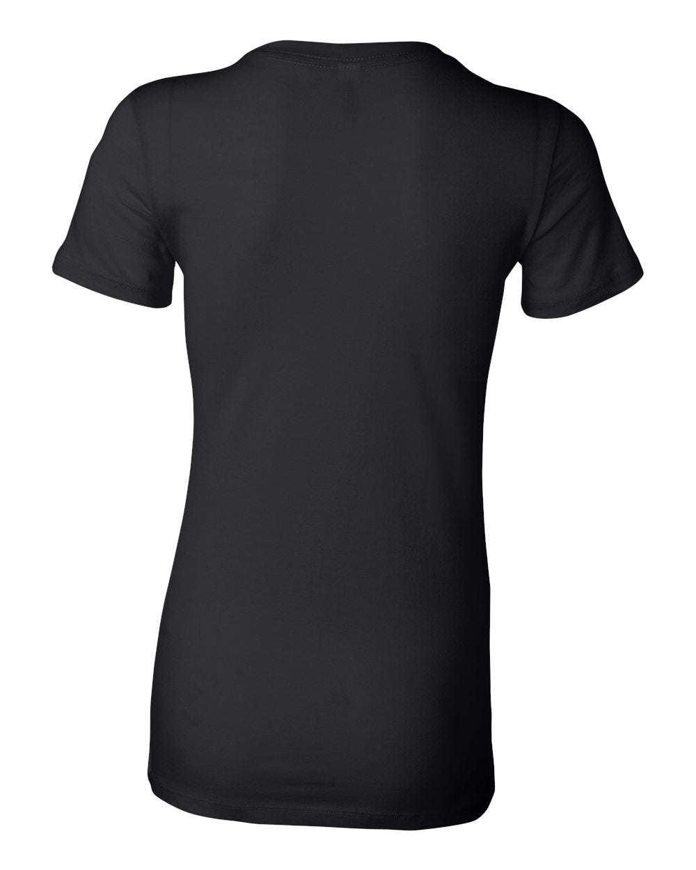 Black Color Women's Slim Fit Tee