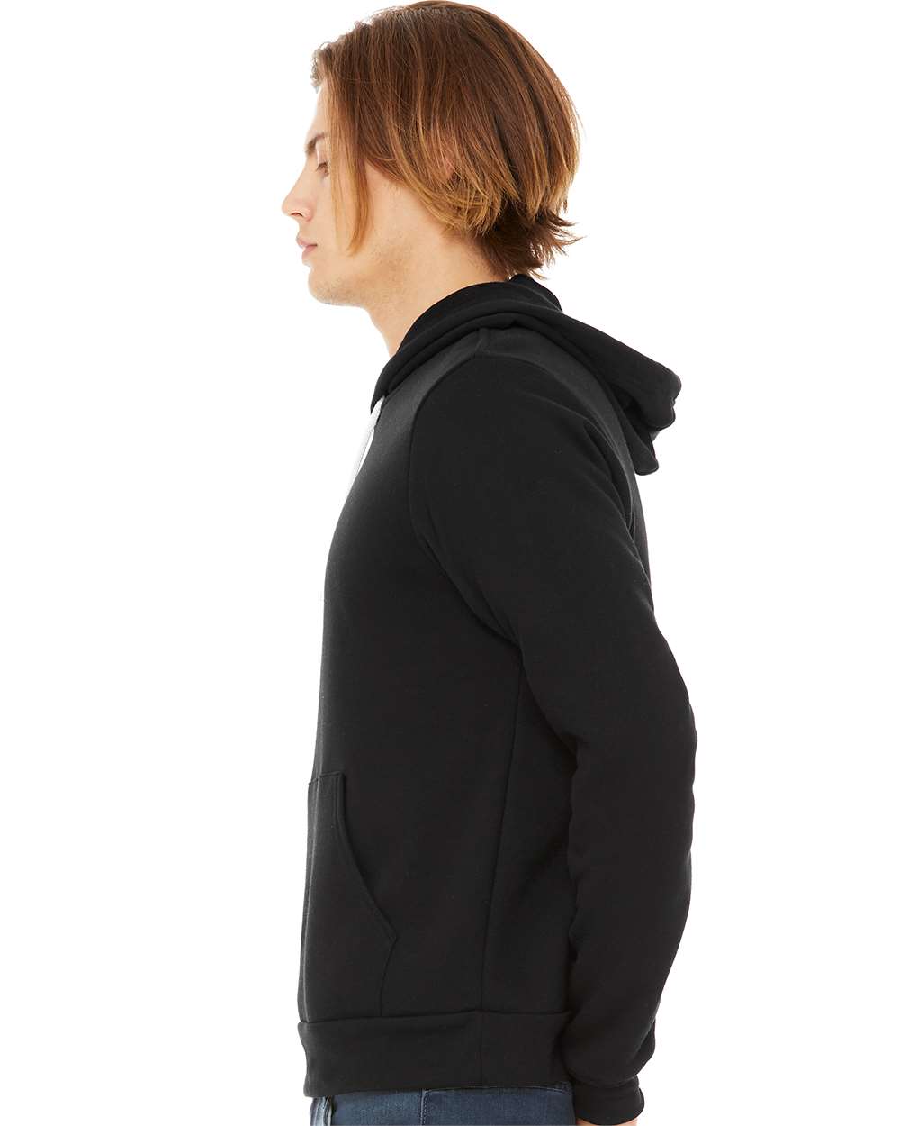 BELLA + CANVAS Unisex Sponge Fleece Hoodie 3719 #colormdl_Black