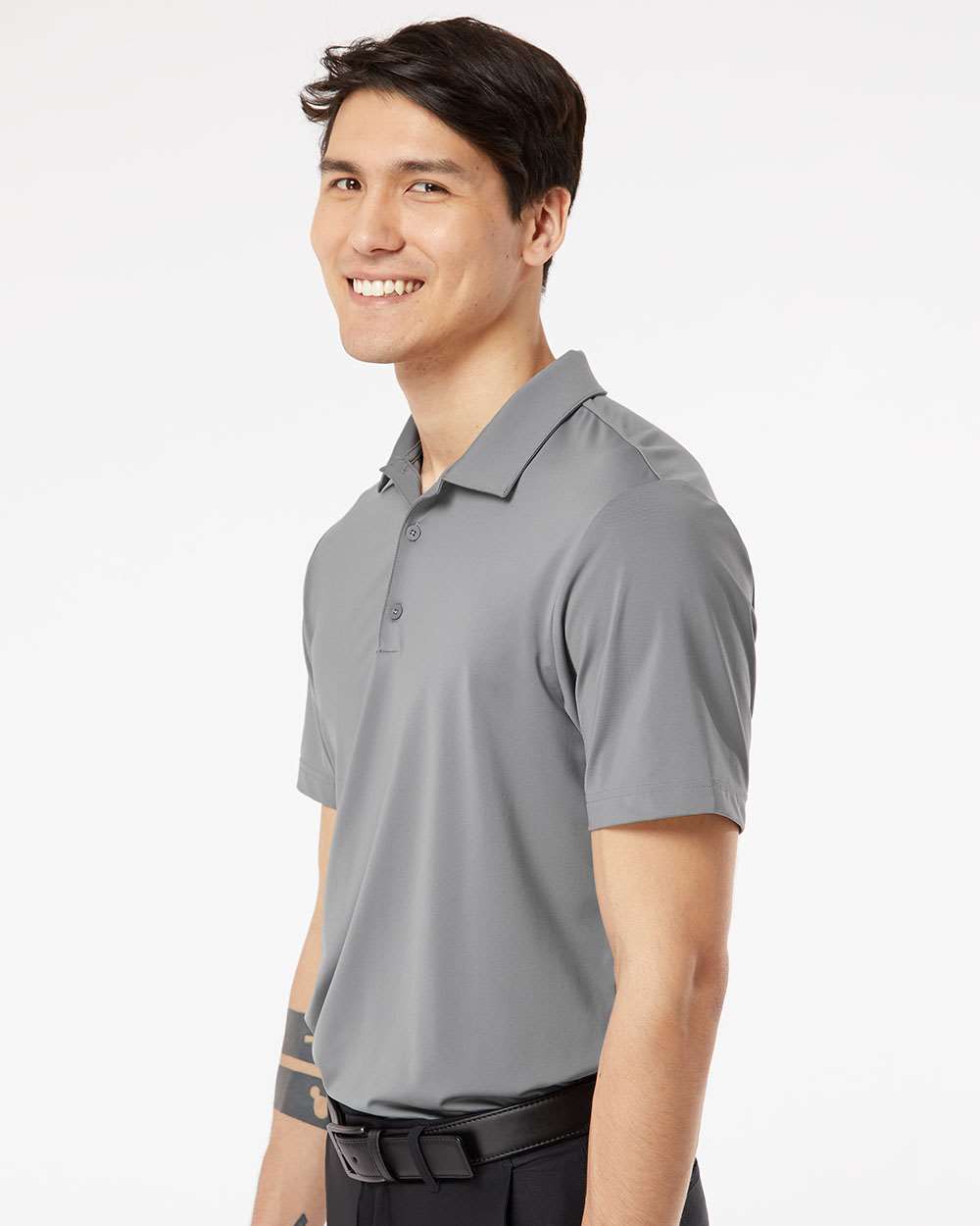 Adidas A514 Ultimate Solid Polo #colormdl_Grey Three