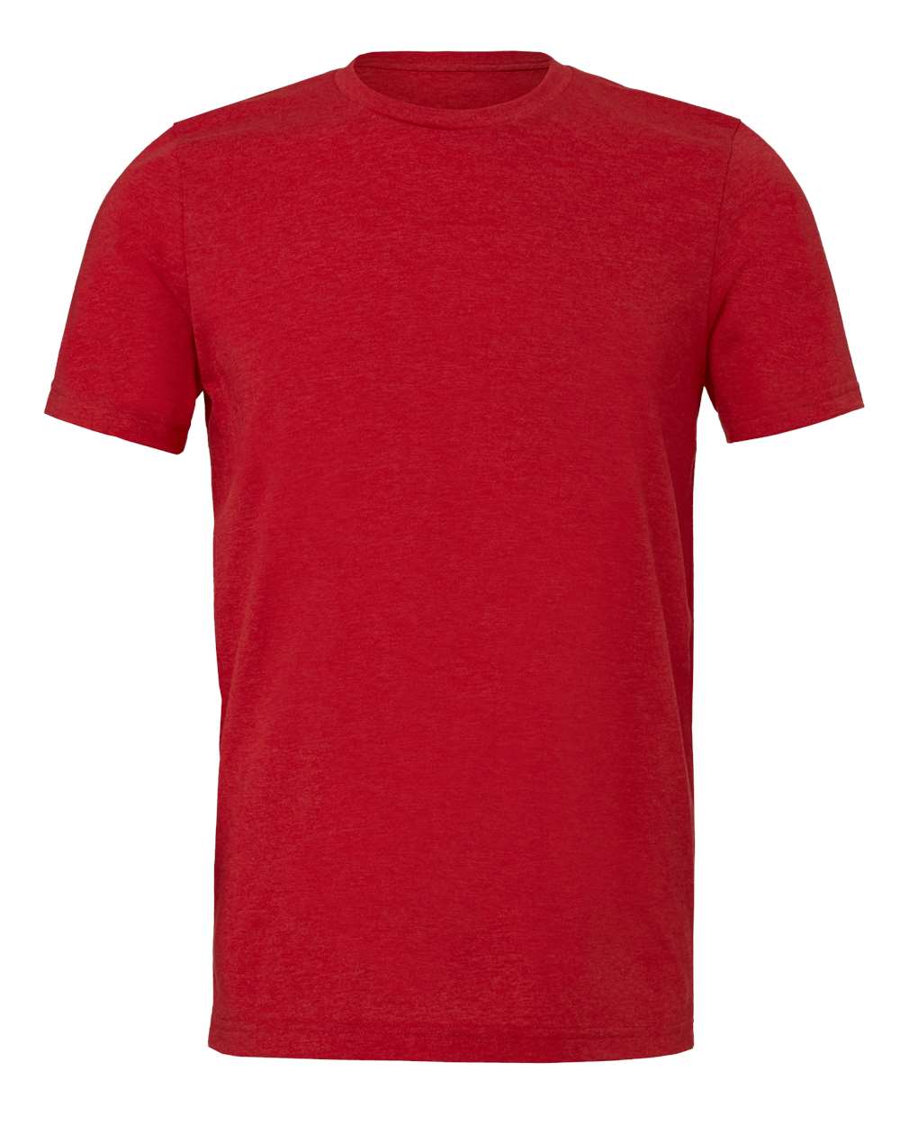 BELLA + CANVAS Unisex Triblend Tee 3413 #color_Solid Red Triblend