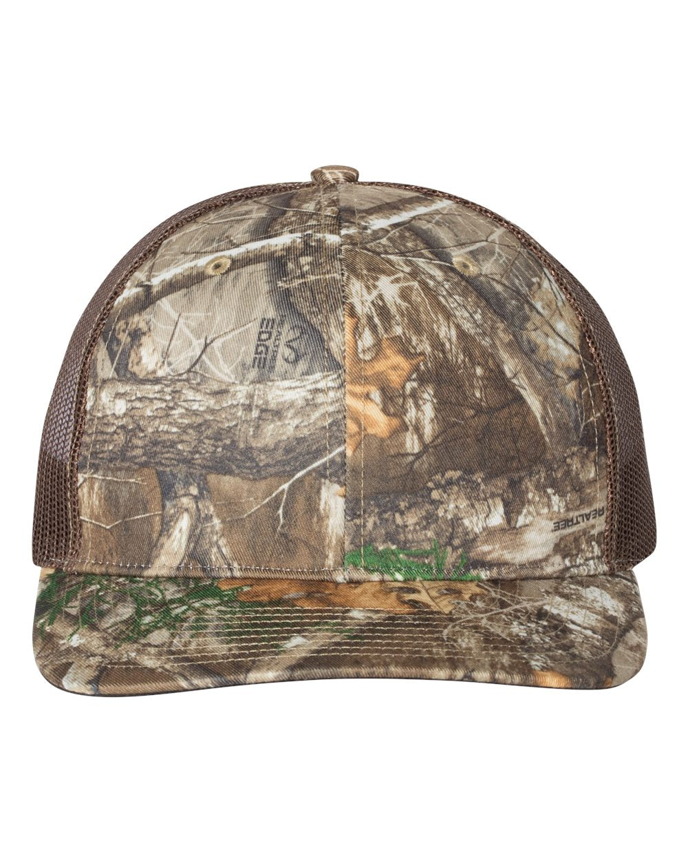 Realtree Edge and Brown Color Patterned Snapback Trucker Cap