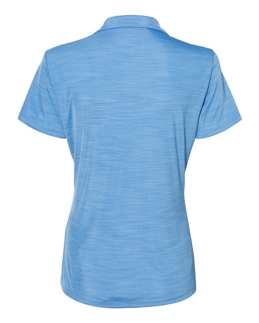 Adidas A403 Women's Mélange Polo #color_Lucky Blue Melange