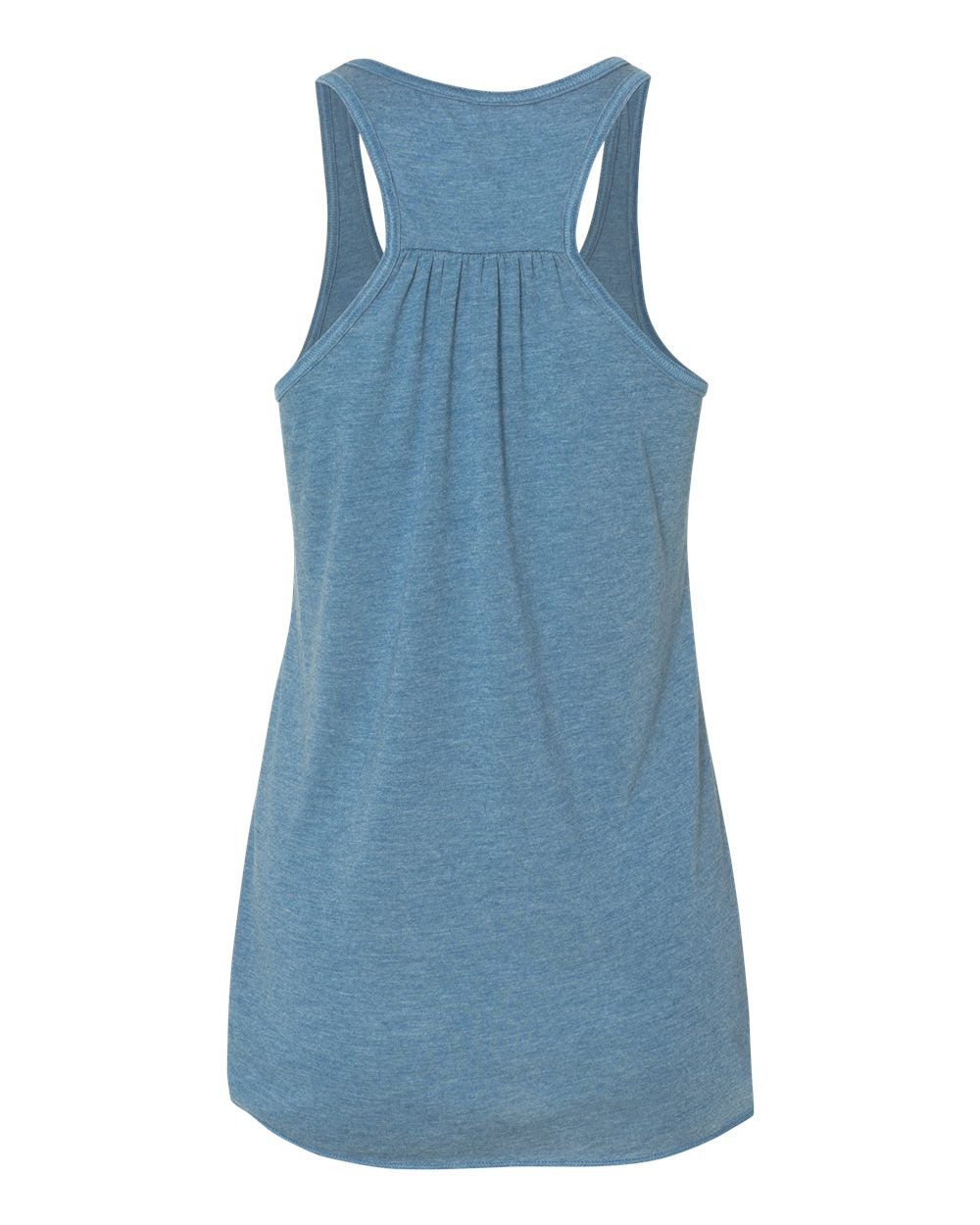Heather Deep Teal Color Women's Flowy Racerback Tank