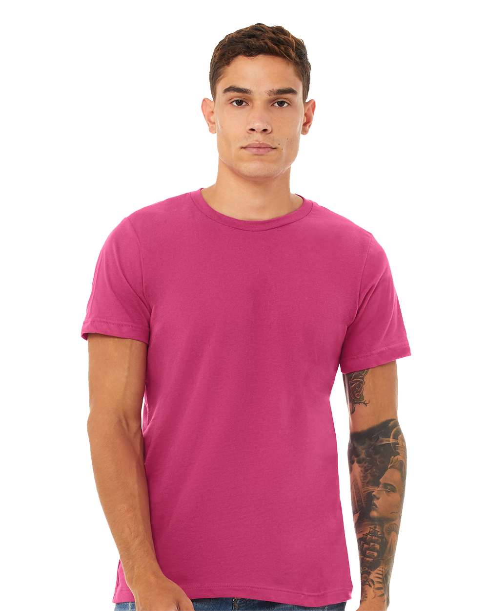 mdl Berry Color BELLA + CANVAS Unisex Jersey Tee