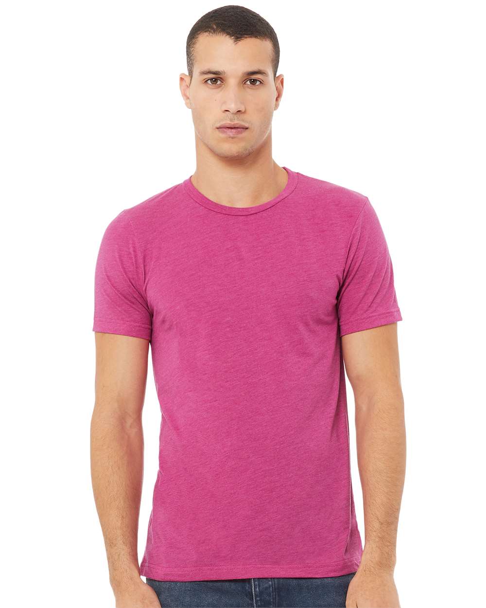 mdl Berry Triblend Color Unisex Triblend Tee