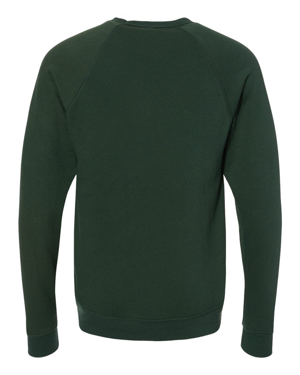 Forest Color Unisex Sponge Fleece Raglan Crewneck Sweatshirt