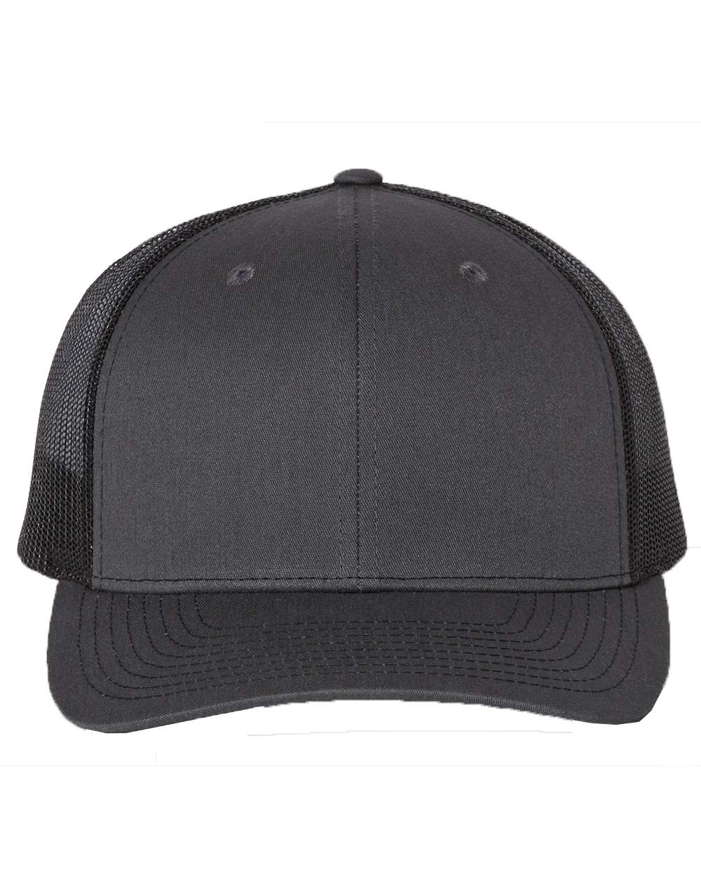Charcoal and Black Color Adjustable Snapback Trucker Cap