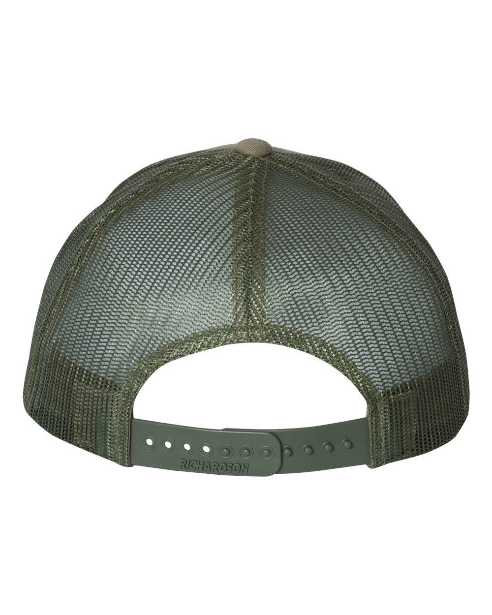 Loden Color Richardson Low Pro Trucker Cap Back View