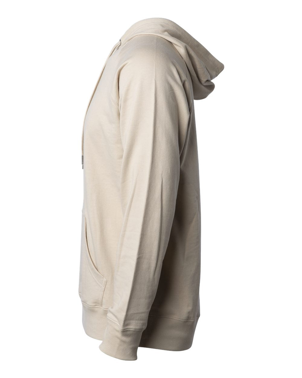 Independent Trading Co. Icon Unisex Lightweight Loopback Terry Hooded Sweatshirt SS1000 #color_Sand