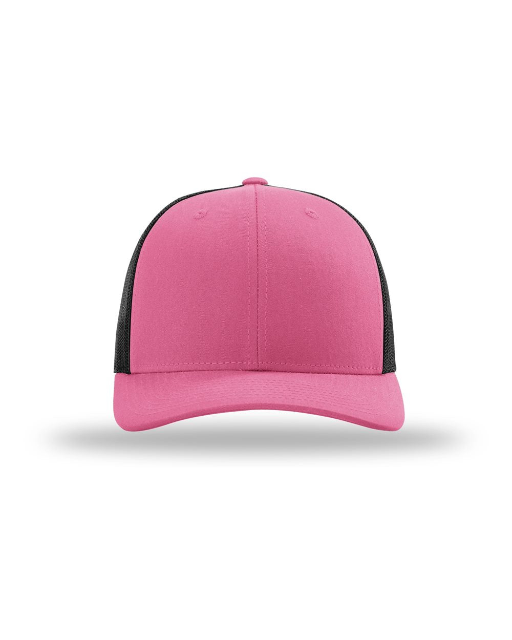 Hot Pink and Black Color Richardson Low Pro Trucker Cap