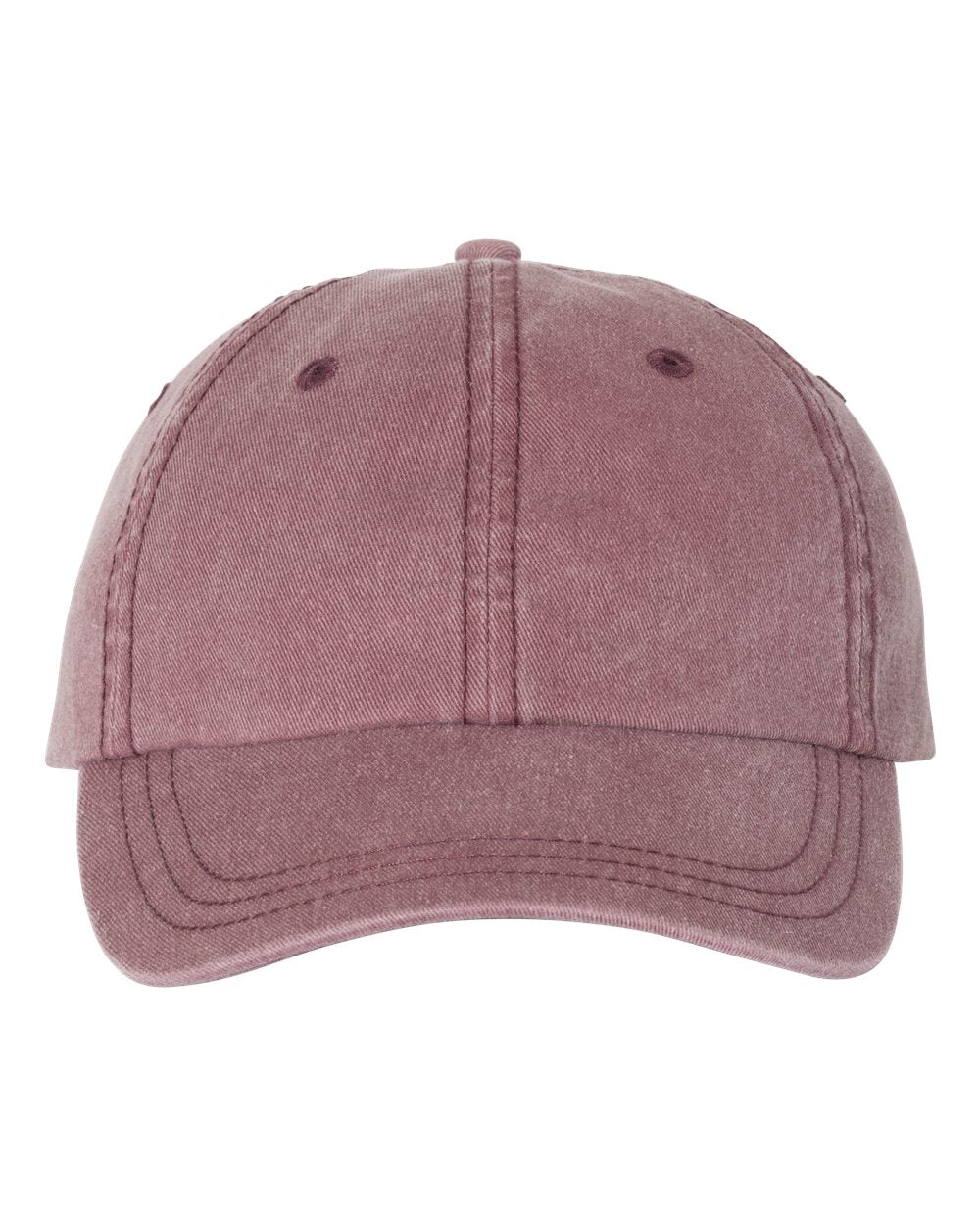 Maroon Color Sportsman Pigment-Dyed Cap
