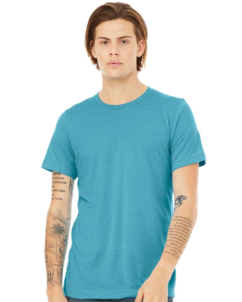 mdl Aqua Triblend Color Unisex Triblend Tee