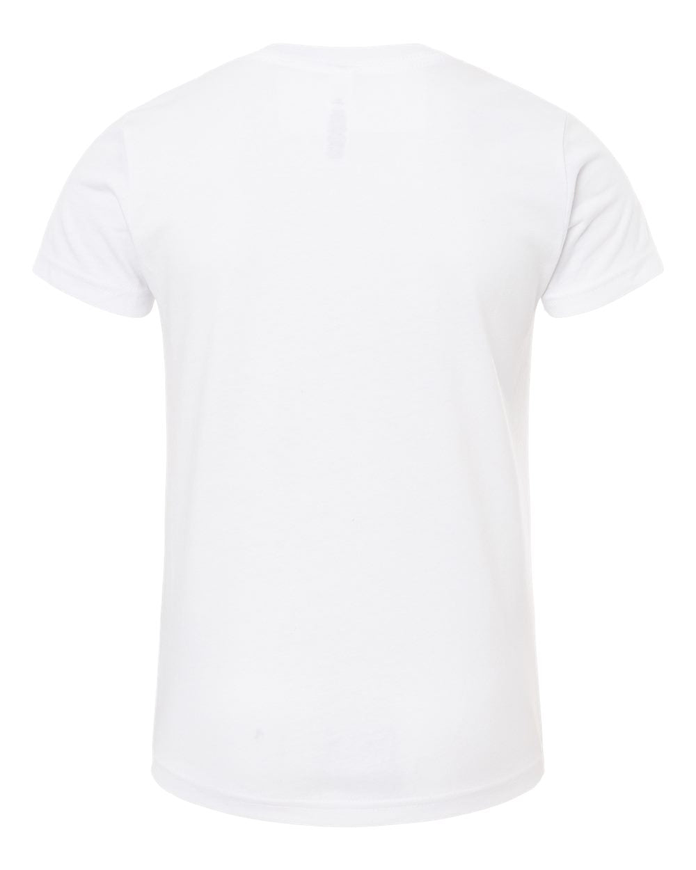BELLA + CANVAS Youth CVC Unisex Jersey Tee 3001YCVC #color_Solid White Blend