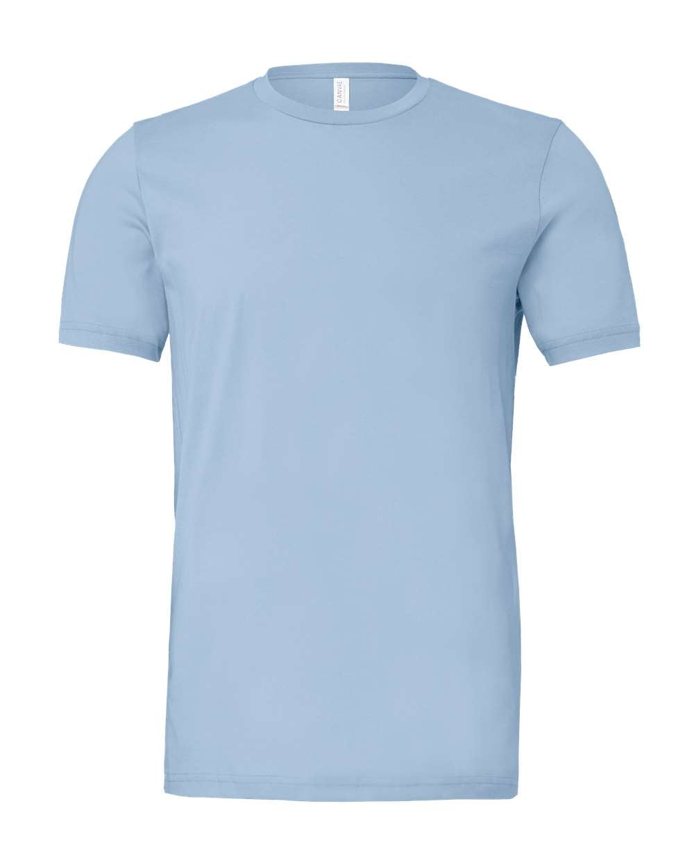 BELLA + CANVAS Unisex Jersey Tee 3001 Baby Blue Color BELLA + CANVAS Unisex Jersey Tee