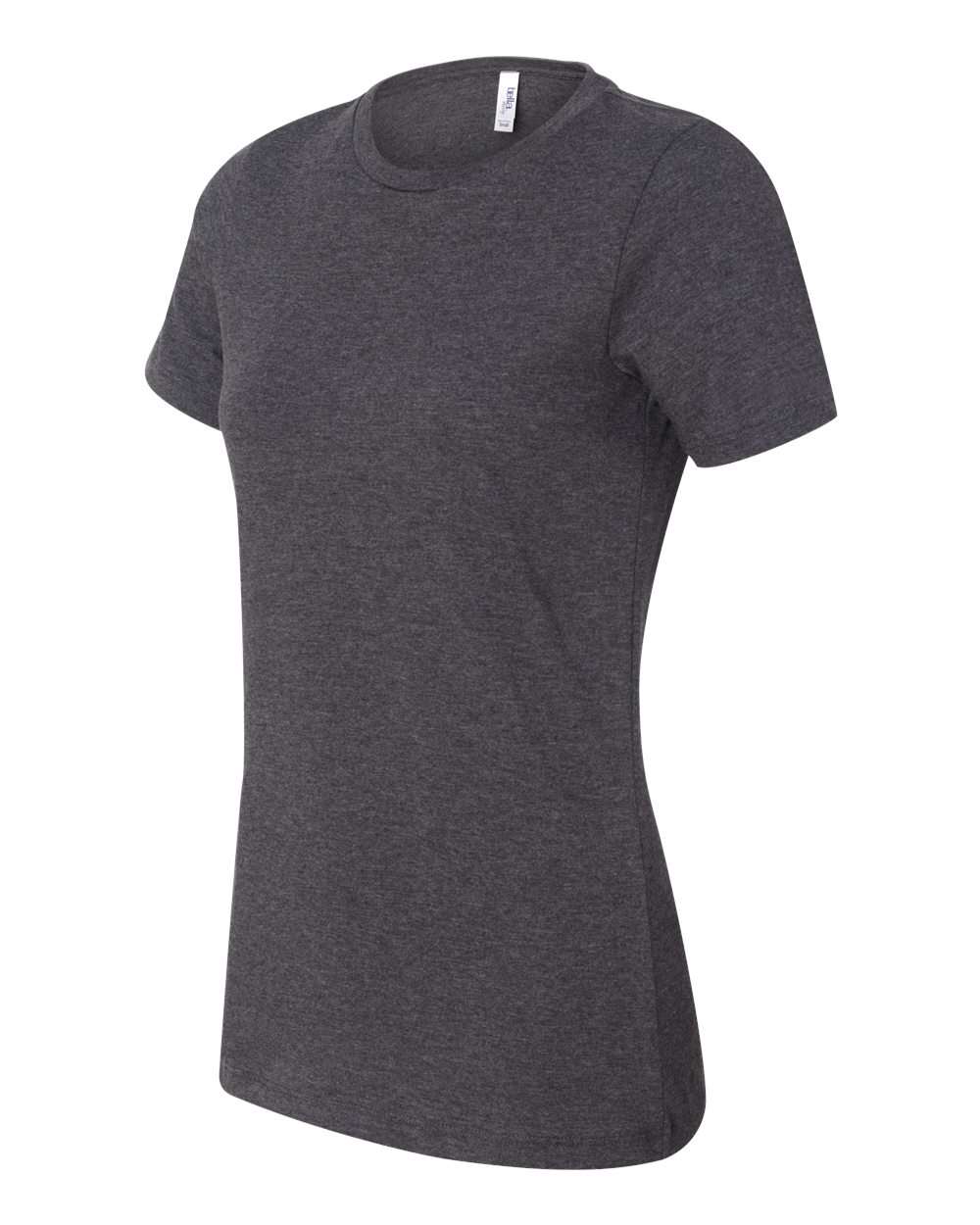 BELLA + CANVAS Women’s Relaxed Fit Heather CVC Tee 6400CVC Dark Grey Heather Color Women’s Relaxed Fit Heather CVC Tee
