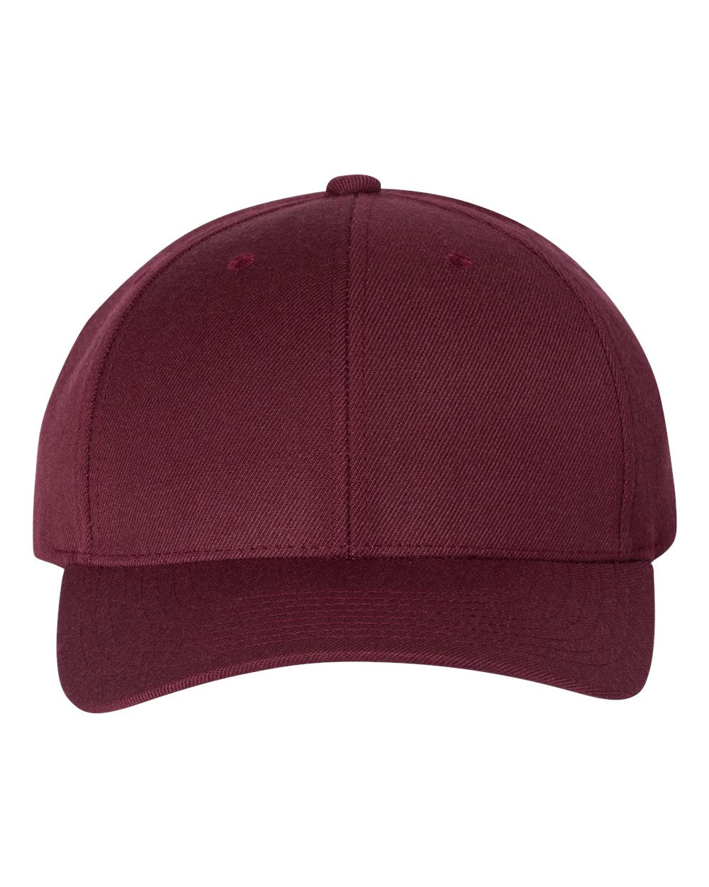 Maroon Color Premium Curved Visor Snapback Cap